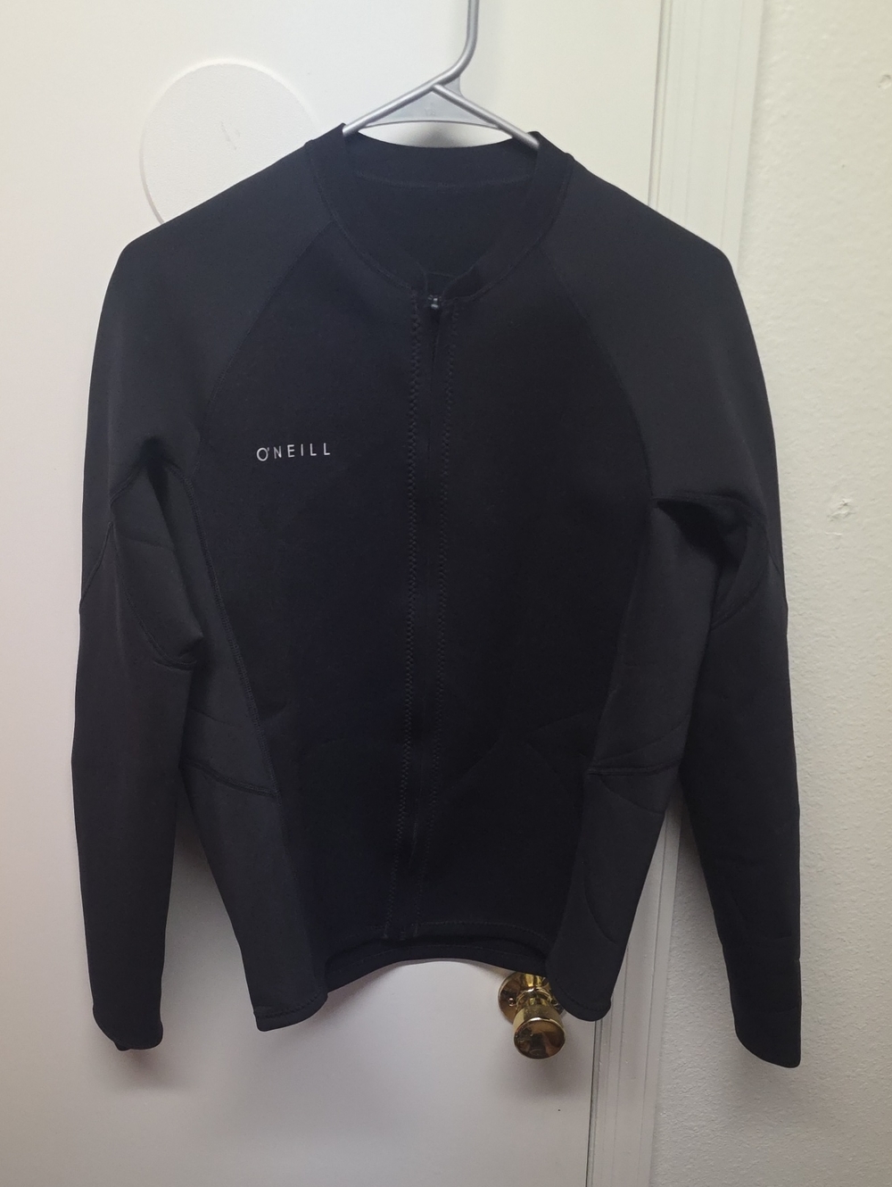 O'Neill Black Full-Zip Neoprene Performance Jacket "Reactor 2"